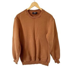H&M Earthy Brown Relaxed Fit Crewneck Sweatshirt‎